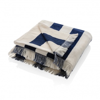 Пляжное полотенце Ukiyo Yukari XL из переработанного хлопка AWARE™, 100x180 см фото 