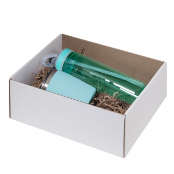 Подарочный набор Portobello аква-1 в малой универсальной подарочной коробке (Спорт. бутылка, Термокружка) фото 