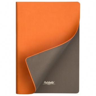 Подарочный набор Sky, оранжевый (ежедневник, ручка) беж. ложемент фото 