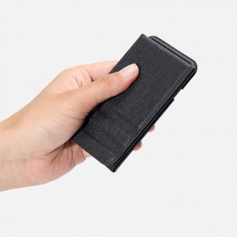 Подставка для смартфона с беспроводной зарядкой Kickstand, серая фото 