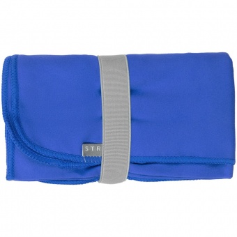 Спортивное полотенце Vigo Medium, синее фото 