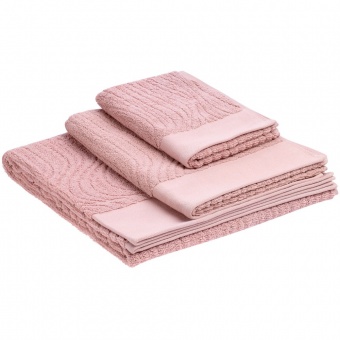 Полотенце New Wave, среднее, розовое фото 