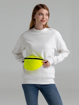 Поясная сумка Manifest Color из светоотражающей ткани, неон-желтая фото 
