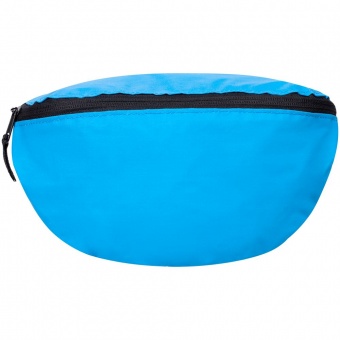 Поясная сумка Manifest Color из светоотражающей ткани, синяя фото 