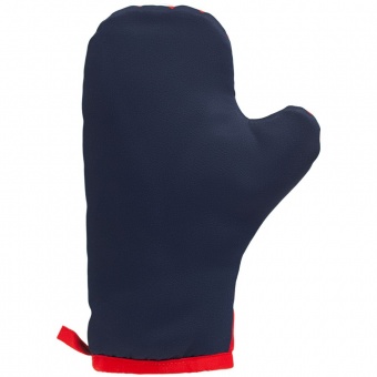 Прихватка-рукавица «Акцент», красно-синяя фото 