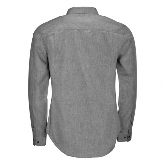 Рубашка BARNET MEN серый меланж фото 4