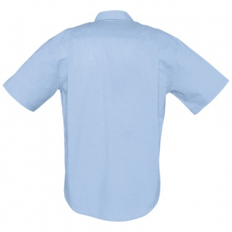 Рубашка мужская с коротким рукавом Brisbane, голубая фото 6