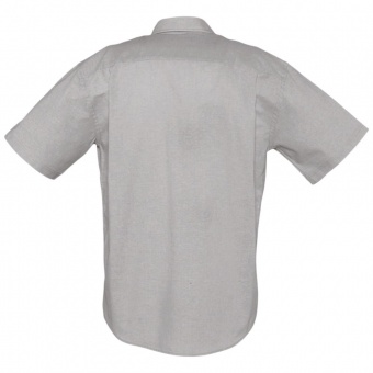 Рубашка мужская с коротким рукавом Brisbane, серая фото 5