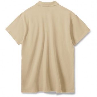 Рубашка поло мужская Summer 170, бежевая фото 14