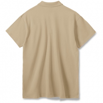Рубашка поло мужская Summer 170, бежевая фото 12