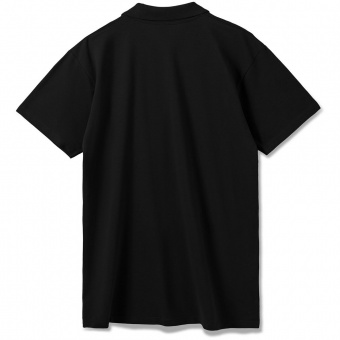 Рубашка поло мужская Summer 170, черная фото 13