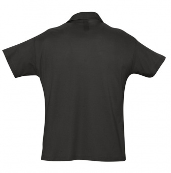 Рубашка поло мужская Summer 170, черная фото 6