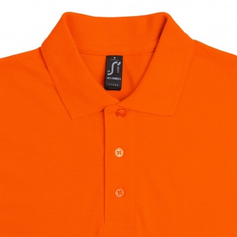 Рубашка поло мужская Summer 170, оранжевая фото 9
