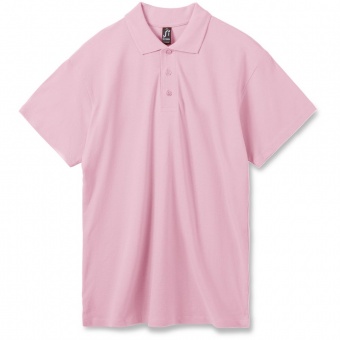 Рубашка поло мужская Summer 170, розовая фото 13