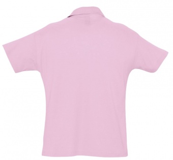 Рубашка поло мужская Summer 170, розовая фото 5