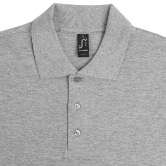 Рубашка поло мужская Summer 170, серый меланж фото 12