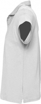 Рубашка поло мужская Summer 170, светло-серый меланж фото 6