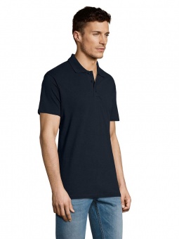Рубашка поло мужская Summer 170, темно-синяя (navy) фото 12