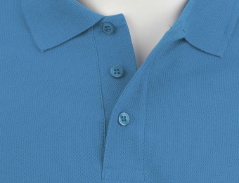 Рубашка поло мужская Summer 170, ярко-синяя (royal) фото 2