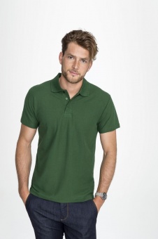Рубашка поло мужская Summer 170, ярко-зеленая фото 6