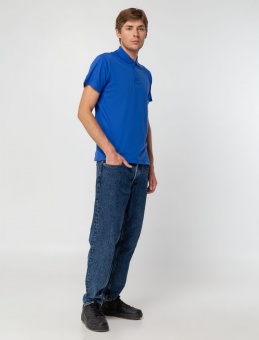 Рубашка поло мужская Summer 170, ярко-синяя (royal) фото 16