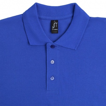 Рубашка поло мужская Summer 170, ярко-синяя (royal) фото 9