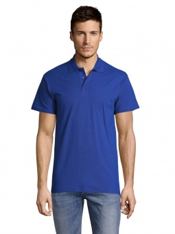 Рубашка поло мужская Summer 170, ярко-синяя (royal) фото 12