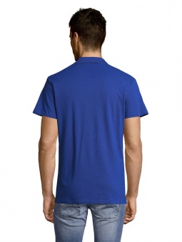 Рубашка поло мужская Summer 170, ярко-синяя (royal) фото 13