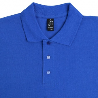 Рубашка поло мужская Summer 170, ярко-синяя (royal) фото 14