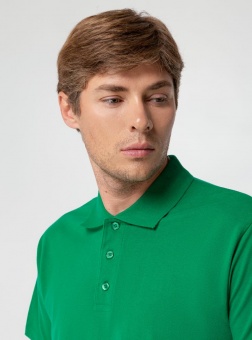 Рубашка поло мужская Summer 170, ярко-зеленая фото 17