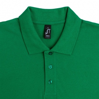 Рубашка поло мужская Summer 170, ярко-зеленая фото 12