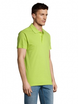 Рубашка поло мужская Summer 170, зеленое яблоко фото 8