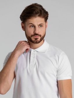 Рубашка поло мужская Virma Premium, белая фото 11