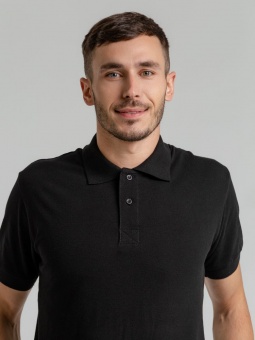 Рубашка поло мужская Virma Premium, черная фото 11