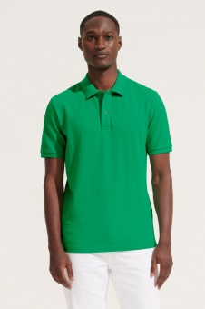 Рубашка поло унисекс Pegase, весенний зеленый фото 3