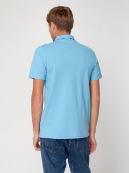 Рубашка поло мужская Virma Light, голубая фото 19