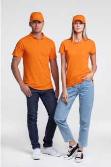 Рубашка поло мужская Virma Light, оранжевая фото 5