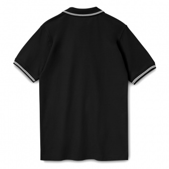 Рубашка поло Virma Stripes, черная фото 9