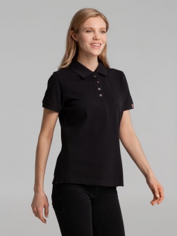 Рубашка поло женская Avon Ladies, черная фото 8