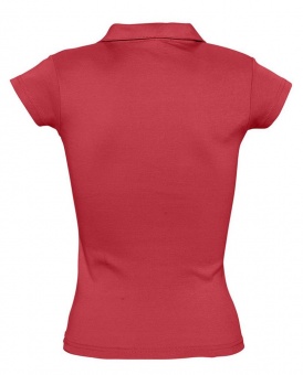 Рубашка поло женская без пуговиц Pretty 220, красная фото 3