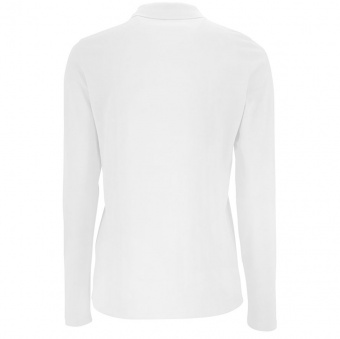 Рубашка поло женская с длинным рукавом Perfect LSL Women, белая фото 8