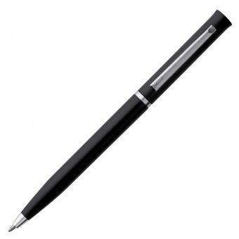 Ручка шариковая Euro Chrome, черная фото 