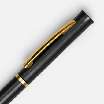 Ручка шариковая Euro Gold, черная фото 