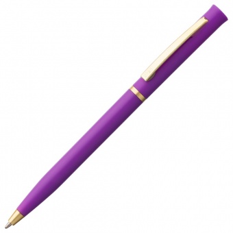 Ручка шариковая Euro Gold, фиолетовая фото 