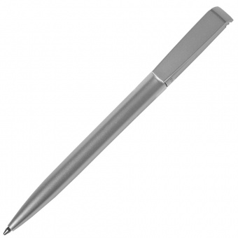 Ручка шариковая Flip Silver, серебристый металлик фото 