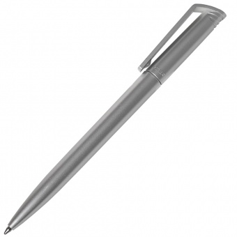 Ручка шариковая Flip Silver, серебристый металлик фото 