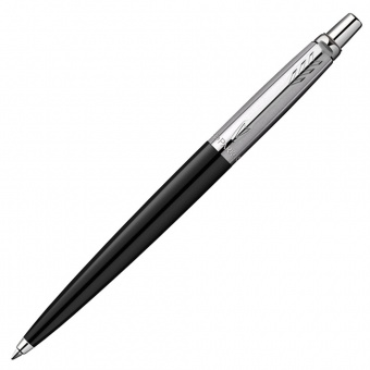 Ручка шариковая Parker Jotter Originals Black Chrome CT, черная фото 