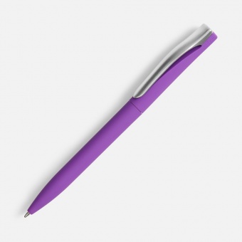 Ручка шариковая Pin Soft Touch, фиолетовая фото 