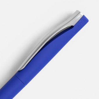 Ручка шариковая Pin Soft Touch, синяя фото 