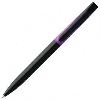 Ручка шариковая Pin Special, черно-фиолетовая фото 